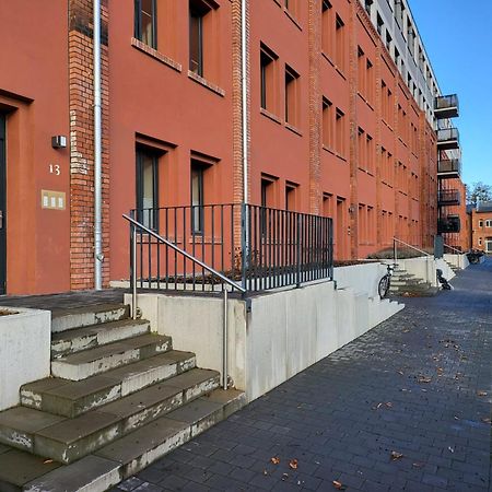 Trendige Stadtwohnung, Historisches Haus Mit Terrasse Und Garten Magdeburg Bagian luar foto